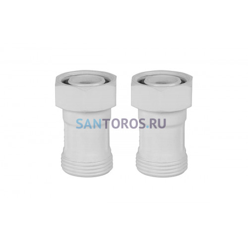 Набор нижнего подключения Royal Thermo прямой раздельный 3/4х3/4ЕК (Белый)